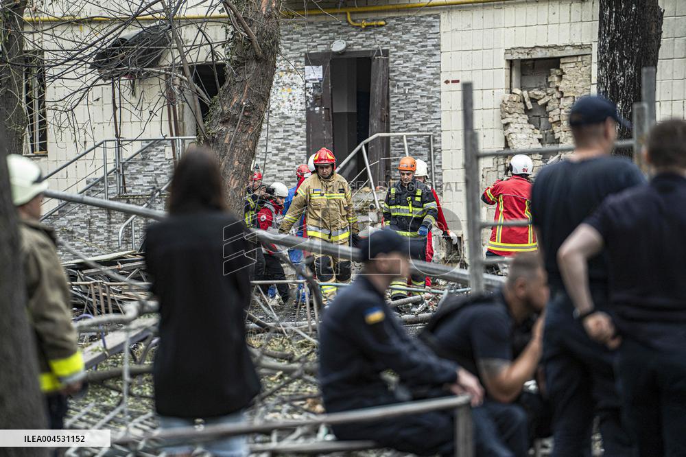 Russian Missile Attack - Kiev