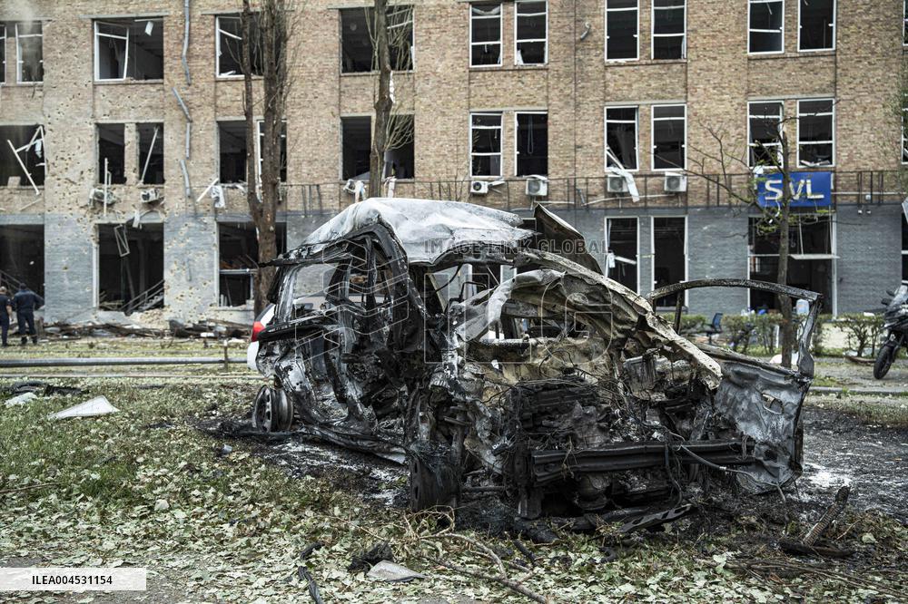 Russian Missile Attack - Kiev