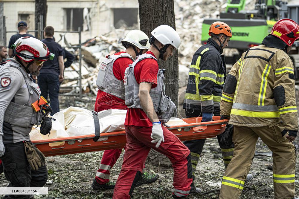 Russian Missile Attack - Kiev