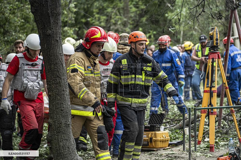 Russian Missile Attack - Kiev