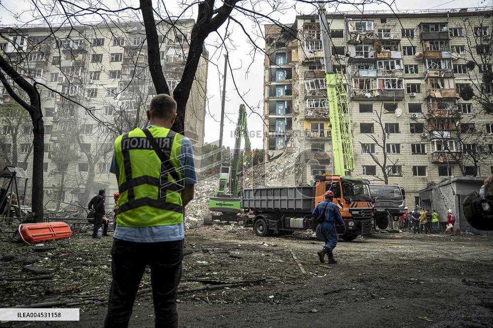 Russian Missile Attack - Kiev