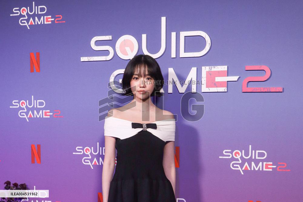 Netflixs Squid Game Season 2 Experience Photo Call - NYC