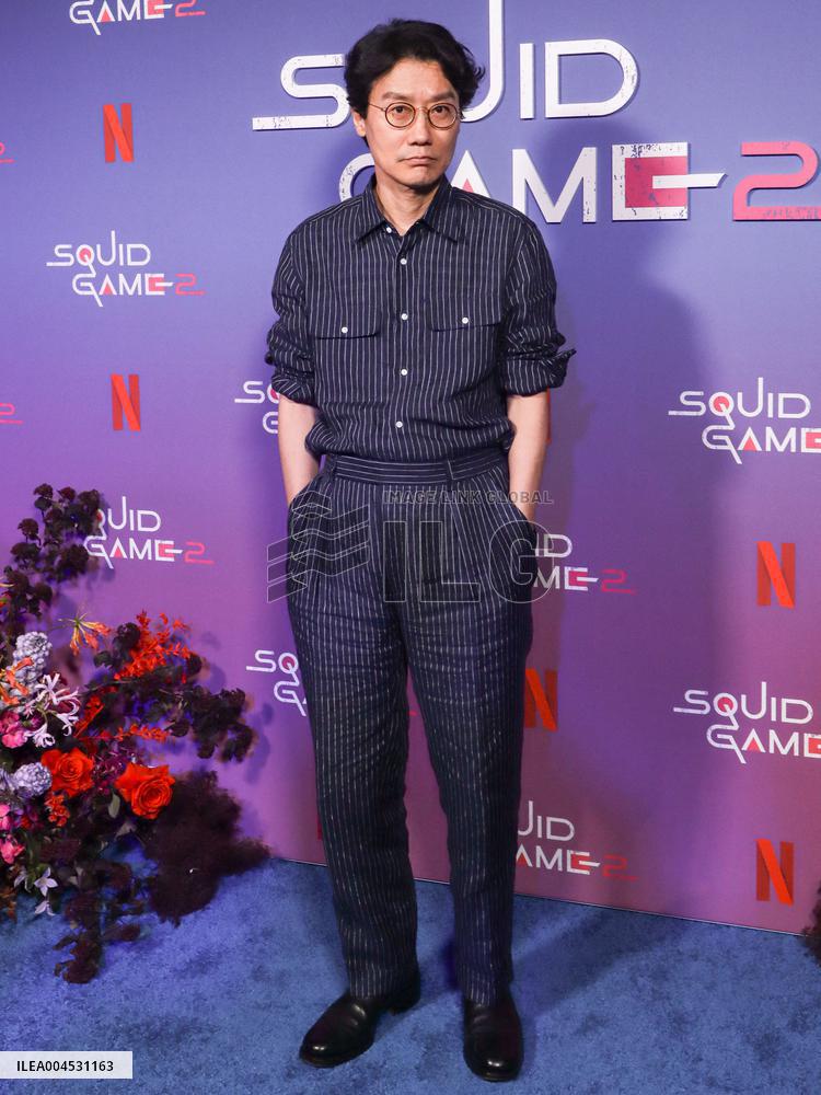 Netflixs Squid Game Season 2 Experience Photo Call - NYC