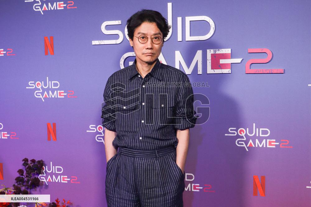 Netflixs Squid Game Season 2 Experience Photo Call - NYC