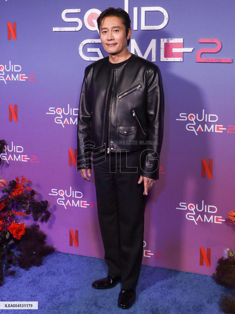 Netflixs Squid Game Season 2 Experience Photo Call - NYC