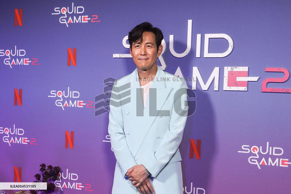 Netflixs Squid Game Season 2 Experience Photo Call - NYC