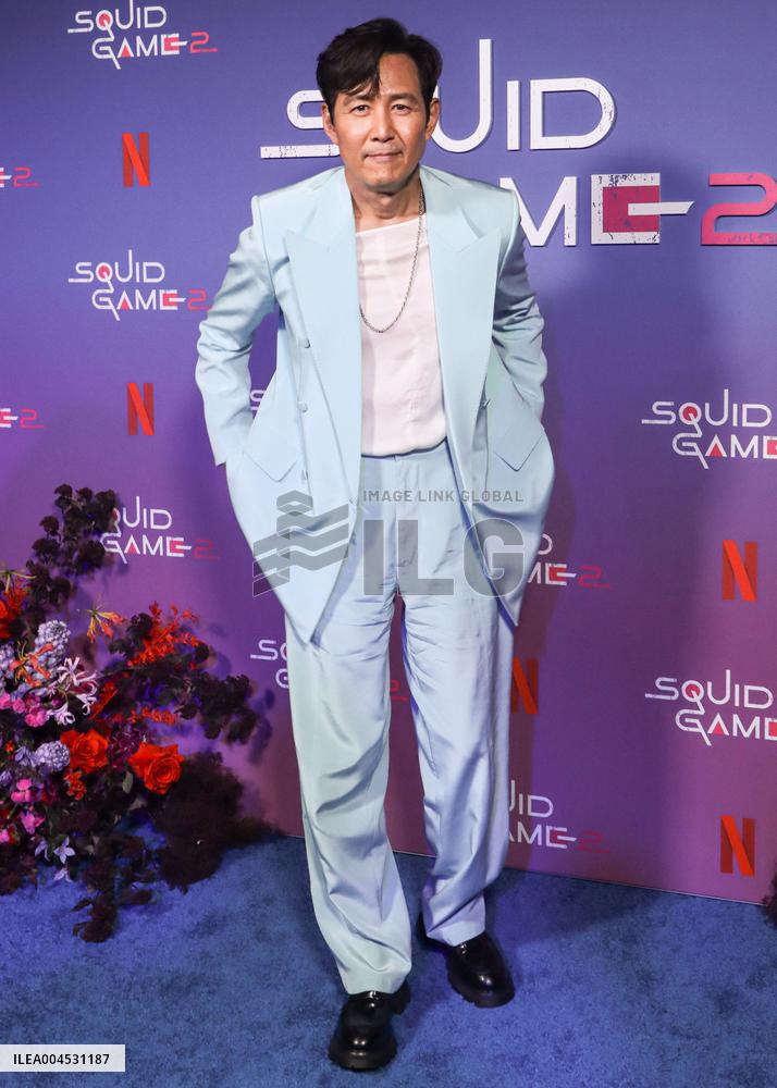 Netflixs Squid Game Season 2 Experience Photo Call - NYC