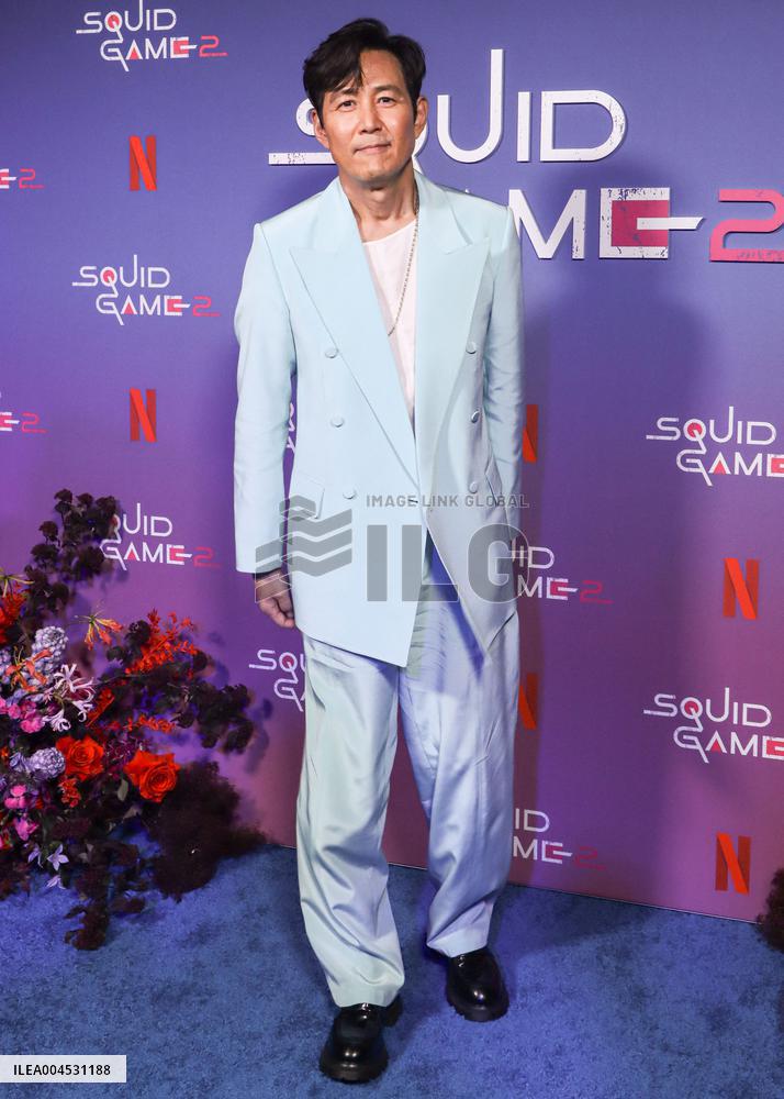 Netflixs Squid Game Season 2 Experience Photo Call - NYC