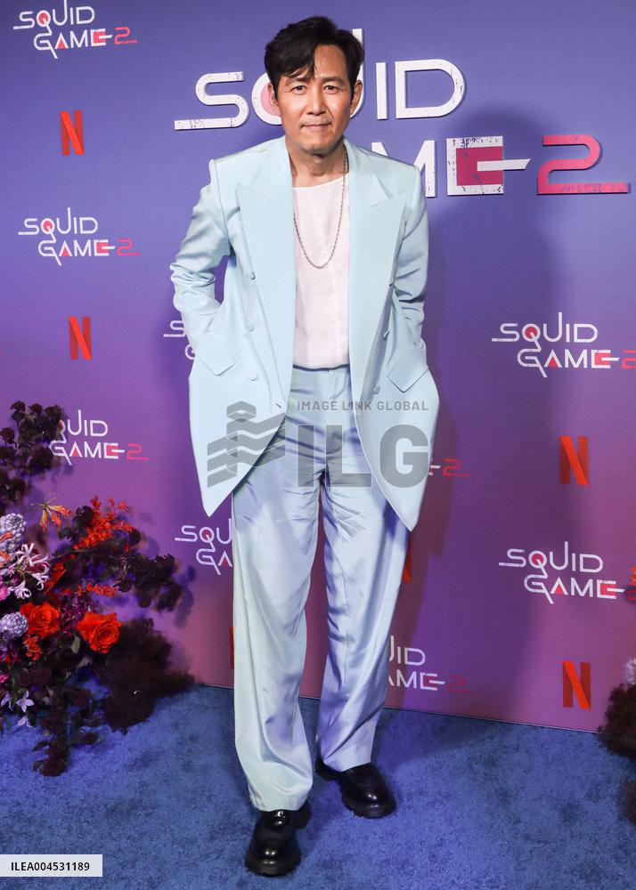 Netflixs Squid Game Season 2 Experience Photo Call - NYC