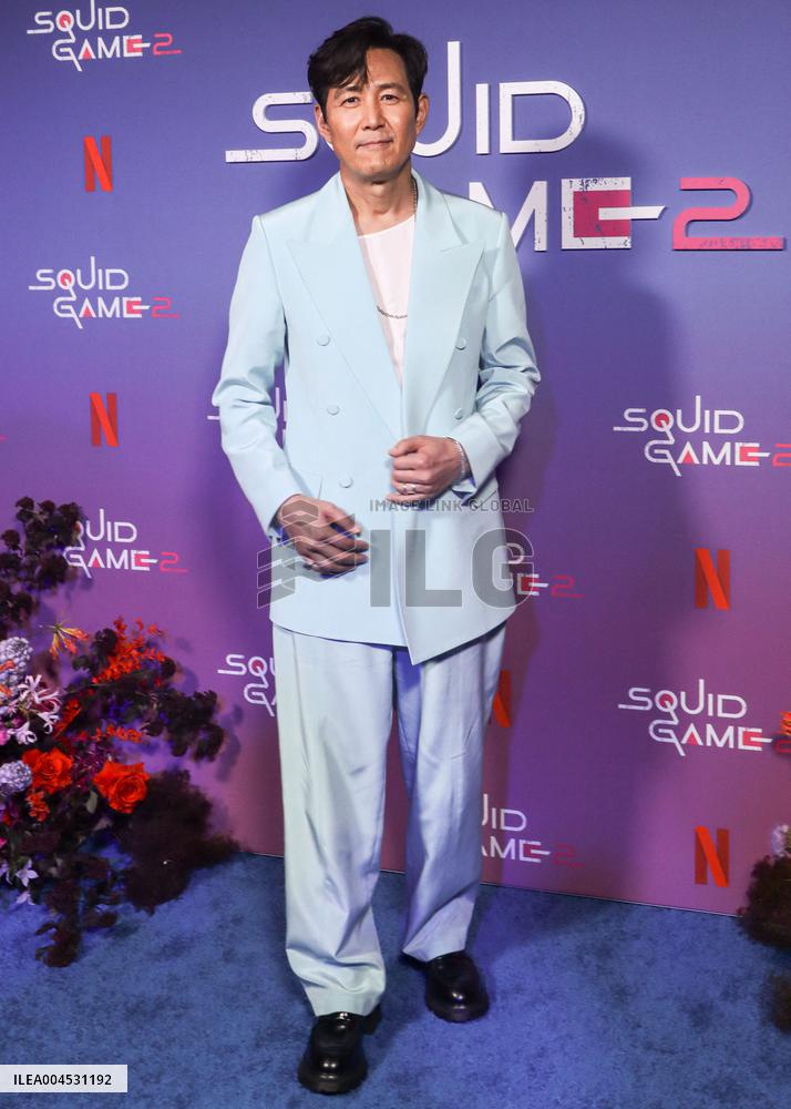 Netflixs Squid Game Season 2 Experience Photo Call - NYC