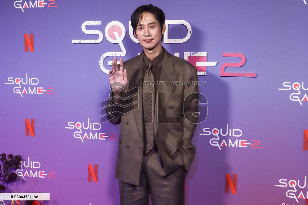 Netflixs Squid Game Season 2 Experience Photo Call - NYC