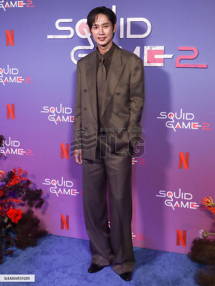 Netflixs Squid Game Season 2 Experience Photo Call - NYC