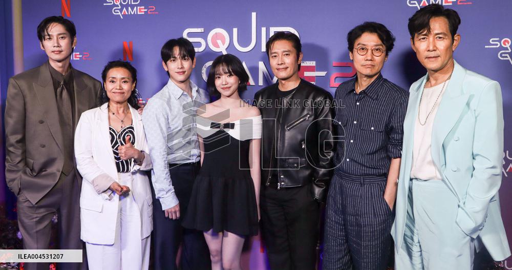 Netflixs Squid Game Season 2 Experience Photo Call - NYC