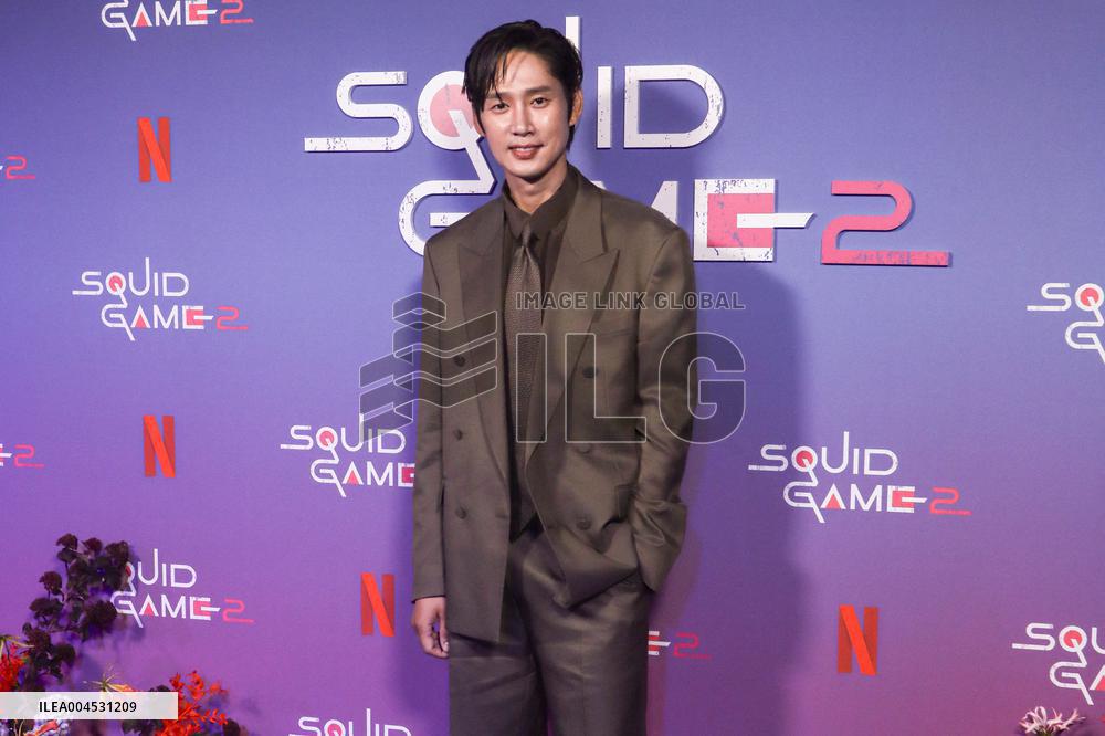 Netflixs Squid Game Season 2 Experience Photo Call - NYC