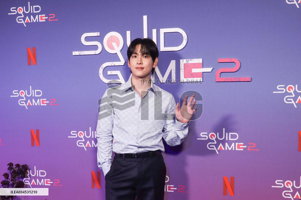 Netflixs Squid Game Season 2 Experience Photo Call - NYC