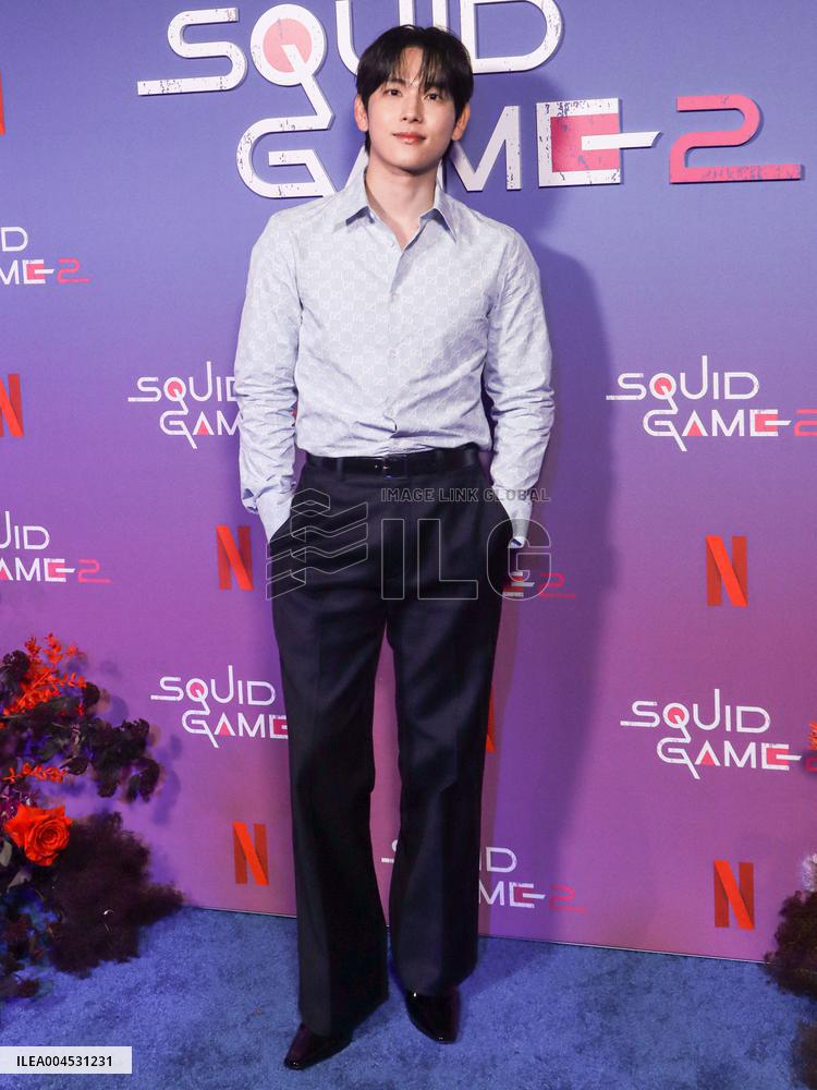 Netflixs Squid Game Season 2 Experience Photo Call - NYC