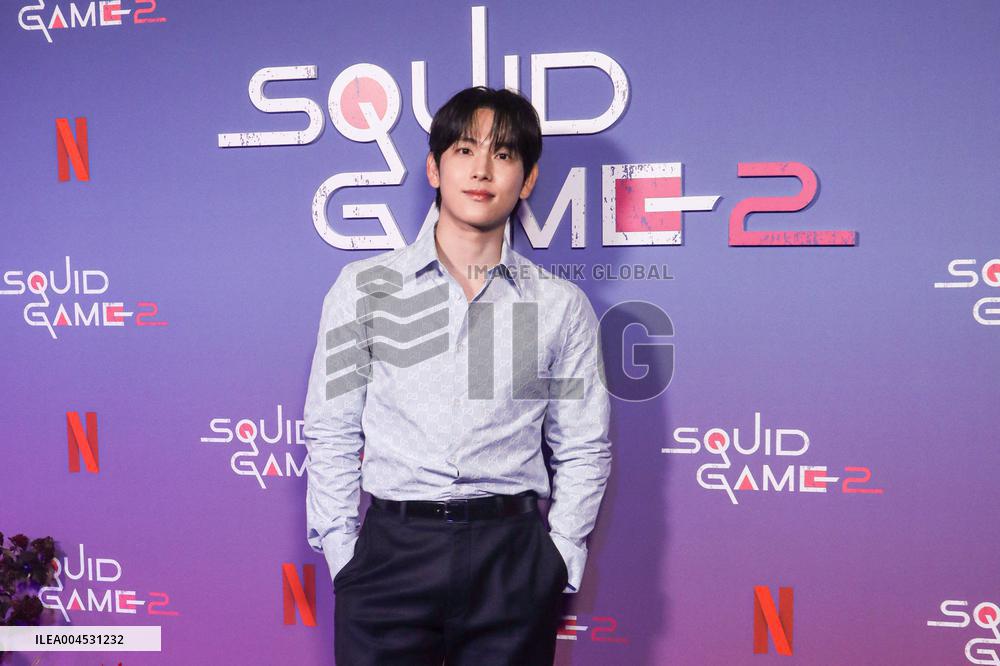 Netflixs Squid Game Season 2 Experience Photo Call - NYC