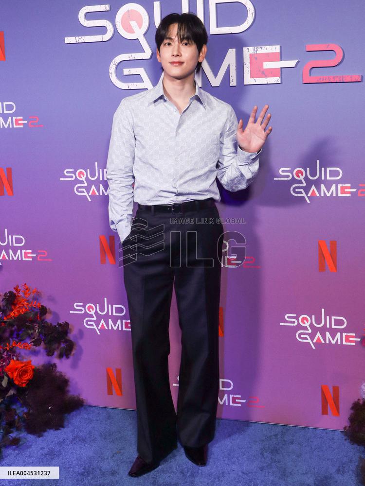 Netflixs Squid Game Season 2 Experience Photo Call - NYC