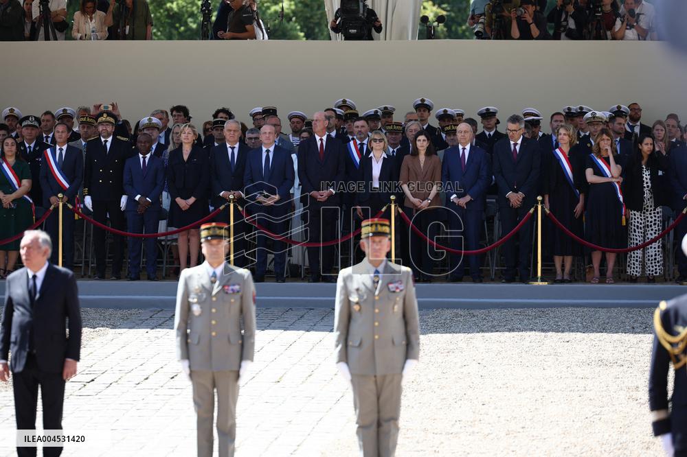 85th anniversary of the Appeal of 18 June at Mont Valerien - Suresnes