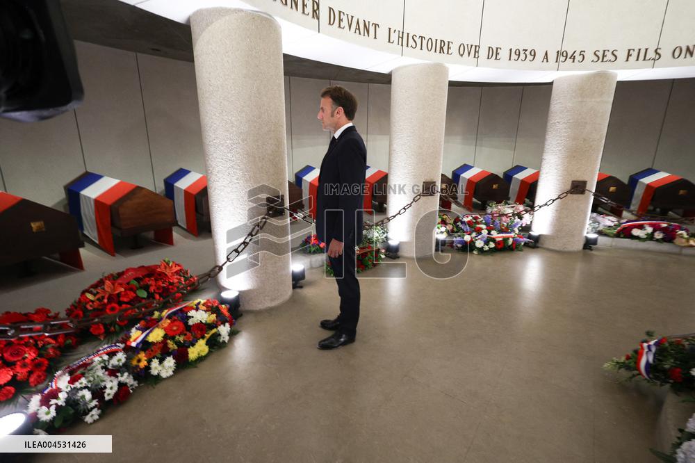 85th anniversary of the Appeal of 18 June at Mont Valerien - Suresnes