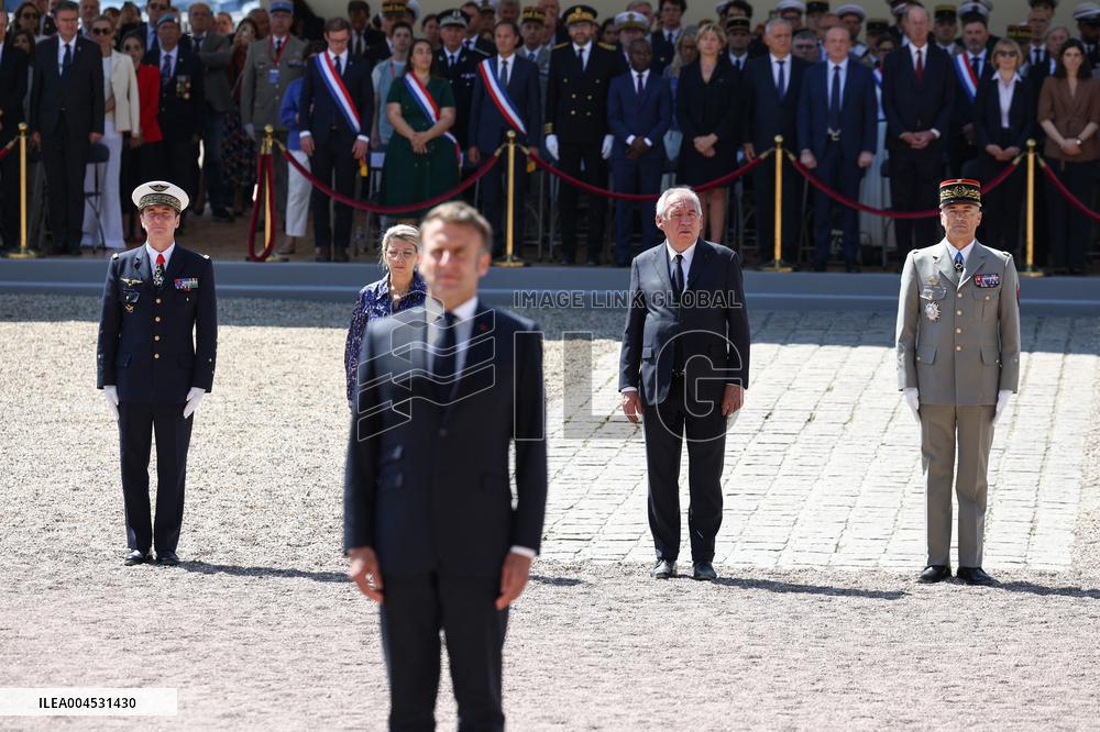 85th anniversary of the Appeal of 18 June at Mont Valerien - Suresnes