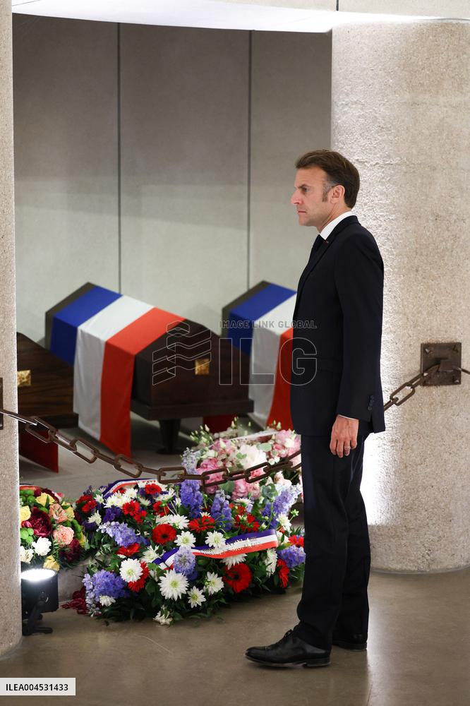 85th anniversary of the Appeal of 18 June at Mont Valerien - Suresnes