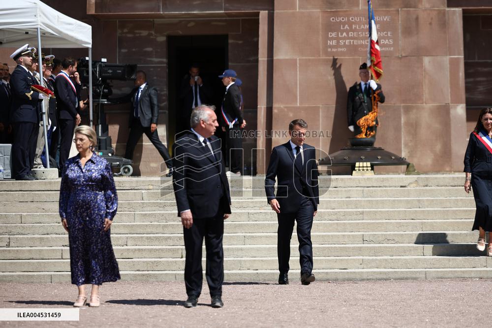 85th anniversary of the Appeal of 18 June at Mont Valerien - Suresnes