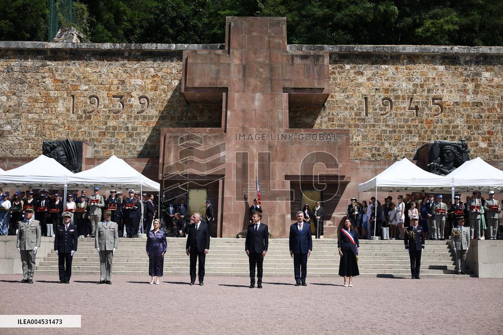 85th anniversary of the Appeal of 18 June at Mont Valerien - Suresnes