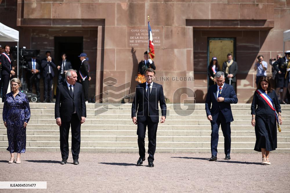 85th anniversary of the Appeal of 18 June at Mont Valerien - Suresnes