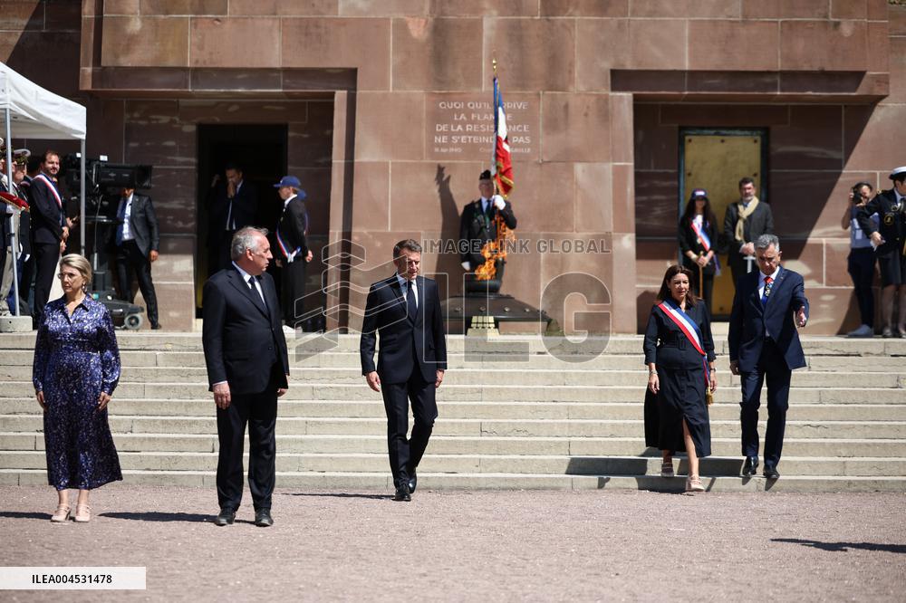85th anniversary of the Appeal of 18 June at Mont Valerien - Suresnes