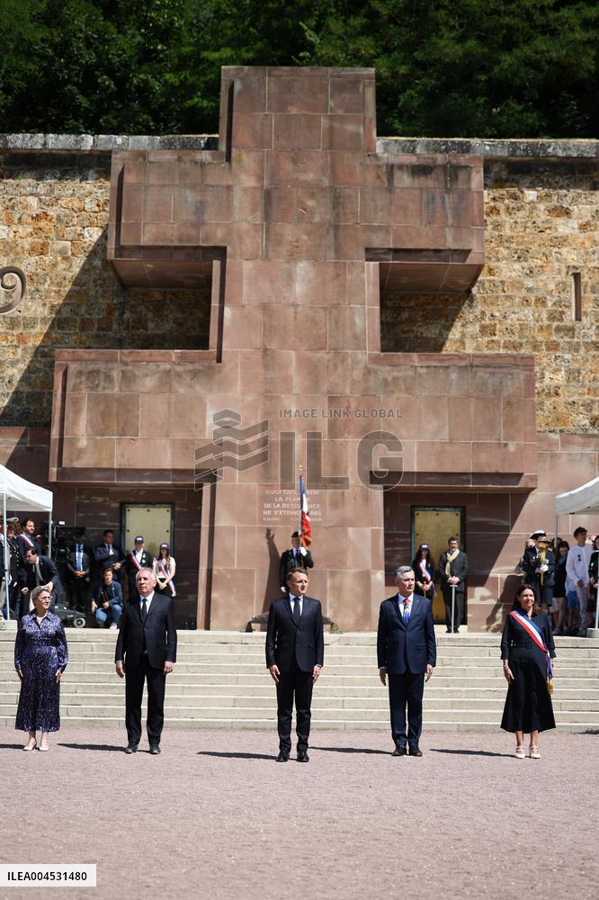 85th anniversary of the Appeal of 18 June at Mont Valerien - Suresnes