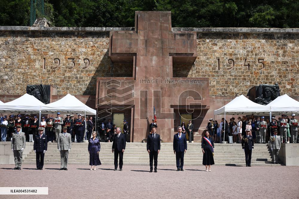 85th anniversary of the Appeal of 18 June at Mont Valerien - Suresnes