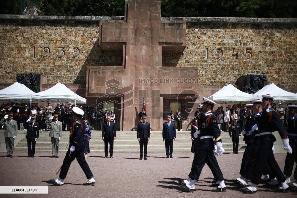 85th anniversary of the Appeal of 18 June at Mont Valerien - Suresnes