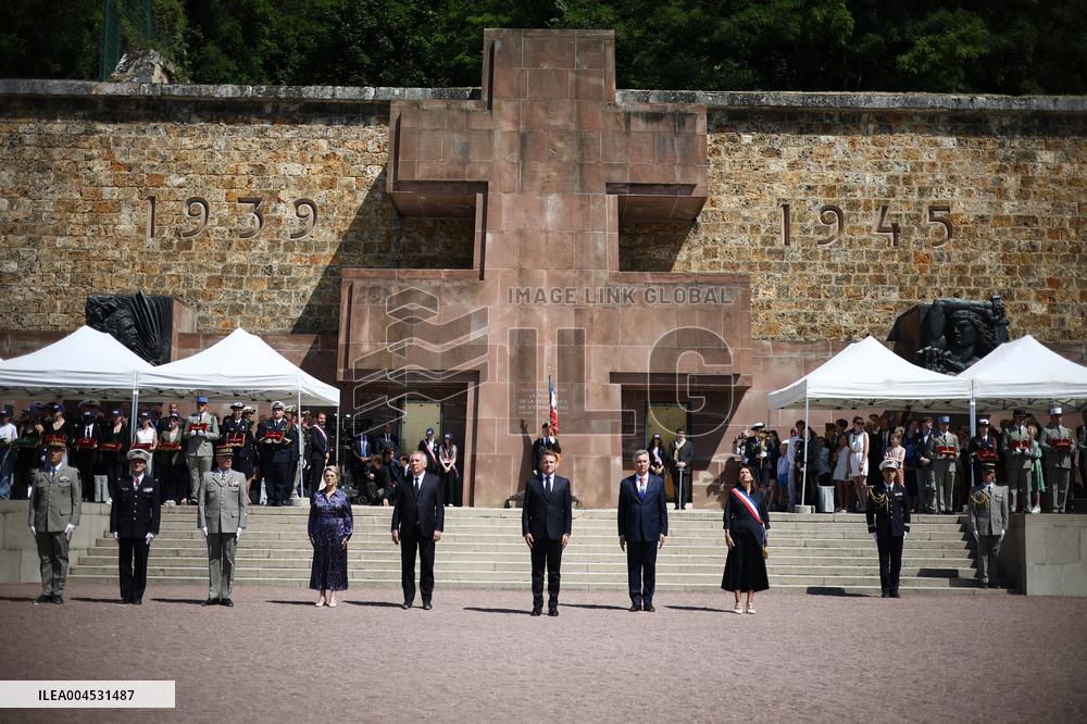 85th anniversary of the Appeal of 18 June at Mont Valerien - Suresnes