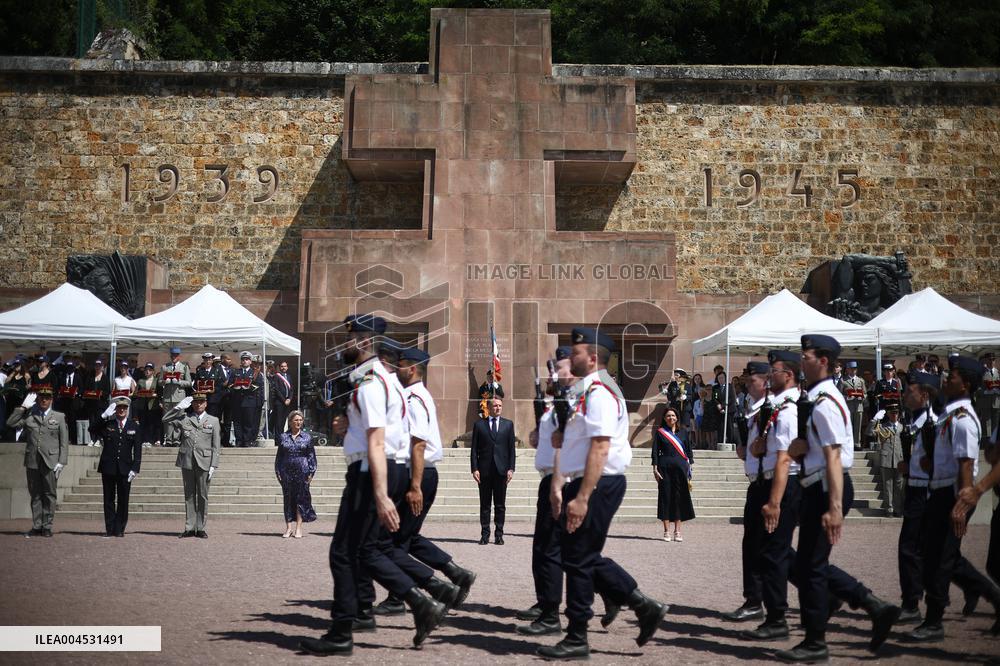 85th anniversary of the Appeal of 18 June at Mont Valerien - Suresnes