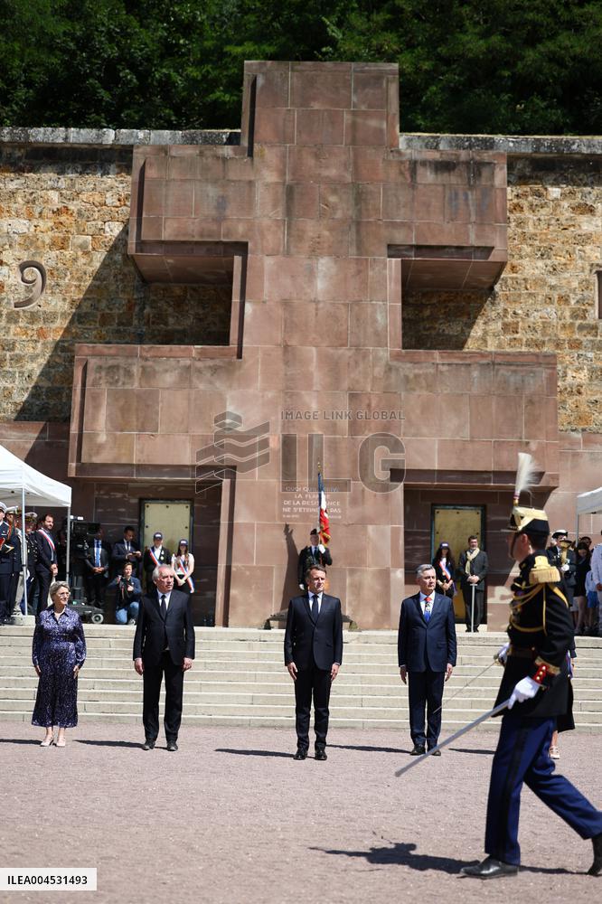 85th anniversary of the Appeal of 18 June at Mont Valerien - Suresnes