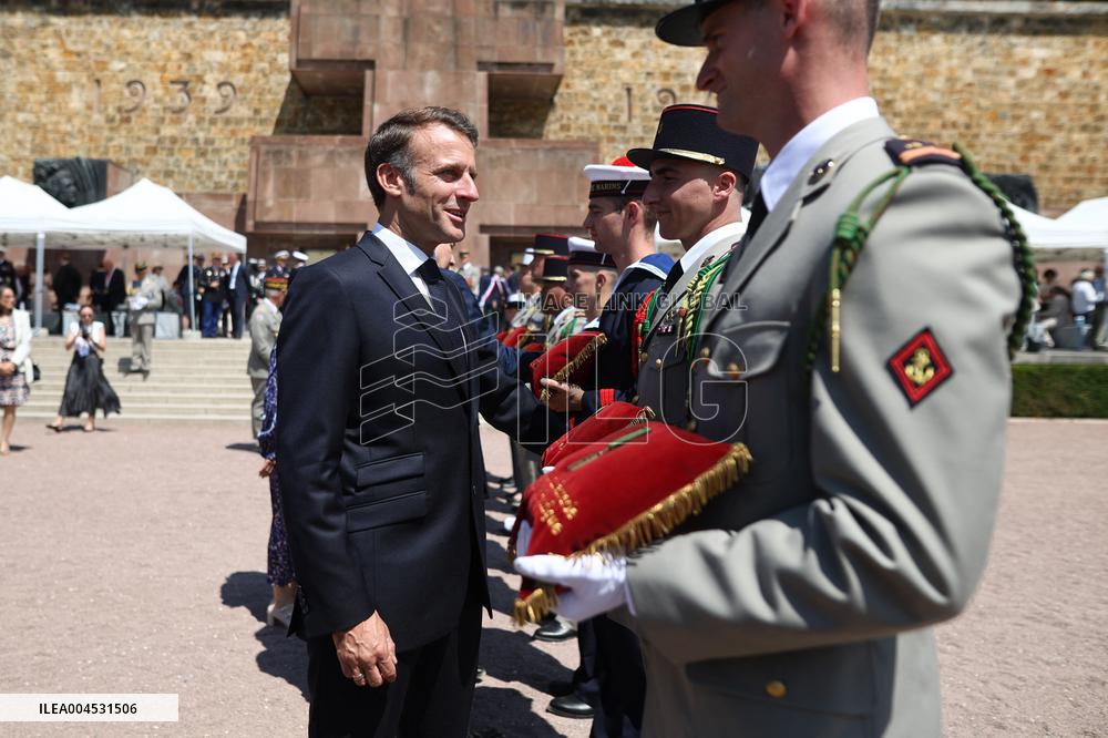 85th anniversary of the Appeal of 18 June at Mont Valerien - Suresnes