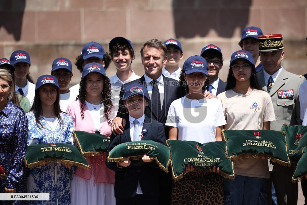 85th anniversary of the Appeal of 18 June at Mont Valerien - Suresnes