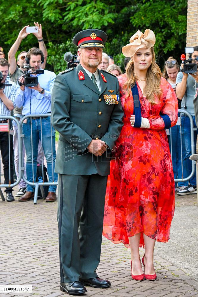 Royals Visit Cavalry Regiment of The Royal Netherlands Army - Amersfoort