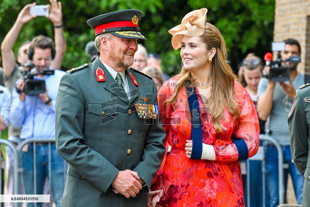 Royals Visit Cavalry Regiment of The Royal Netherlands Army - Amersfoort