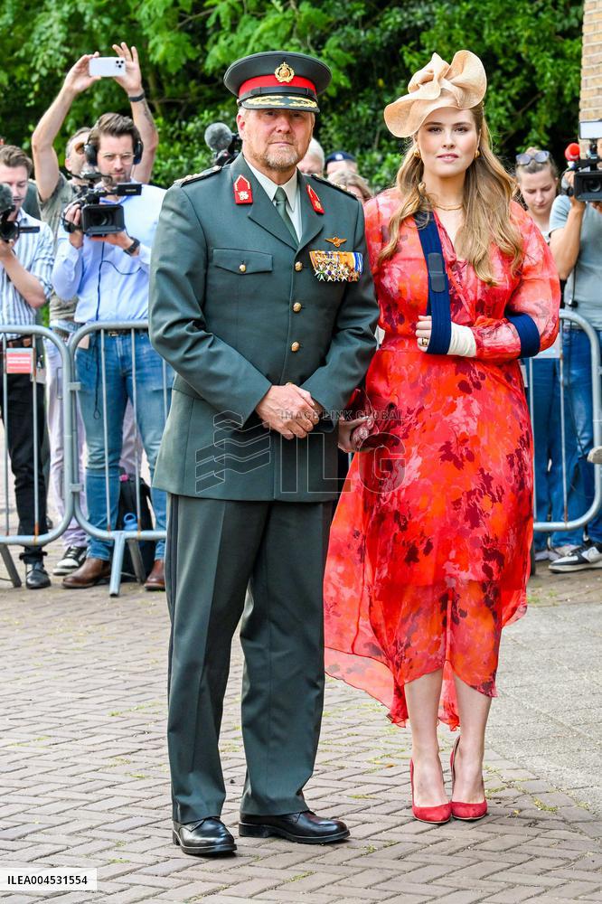 Royals Visit Cavalry Regiment of The Royal Netherlands Army - Amersfoort