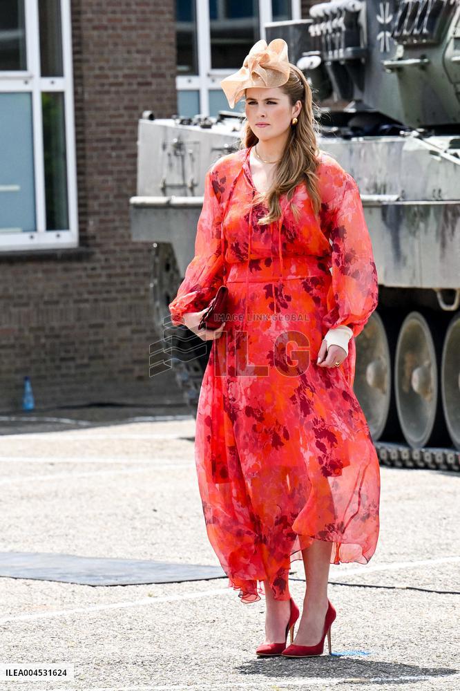 Royals Visit Cavalry Regiment of The Royal Netherlands Army - Amersfoort