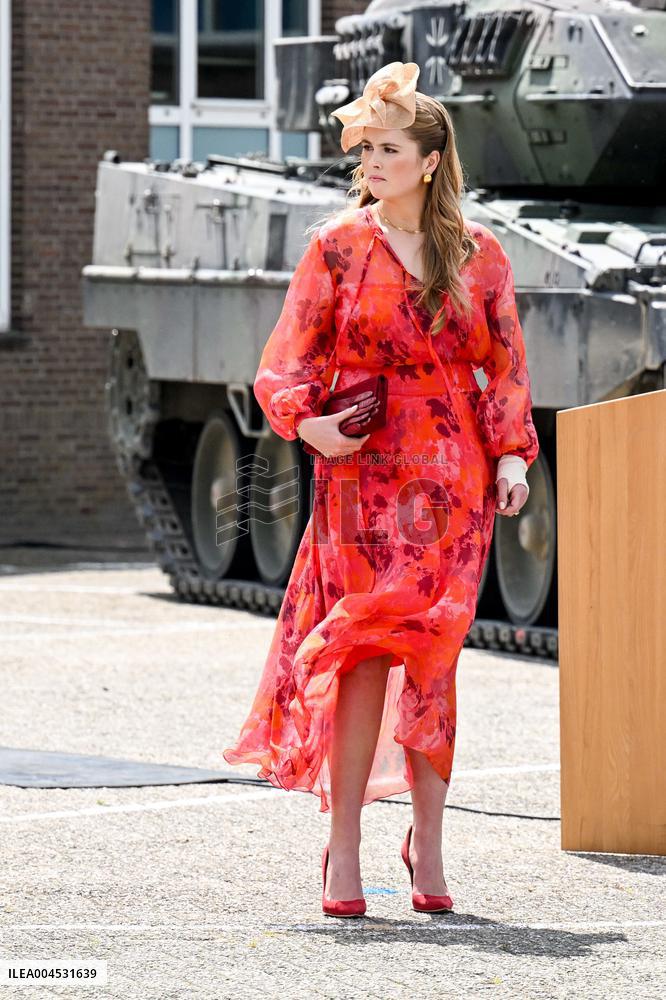 Royals Visit Cavalry Regiment of The Royal Netherlands Army - Amersfoort