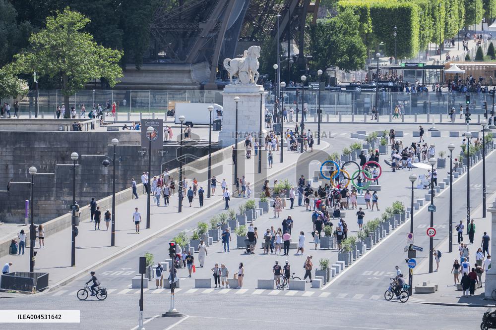 Heatwave Illustration - Paris