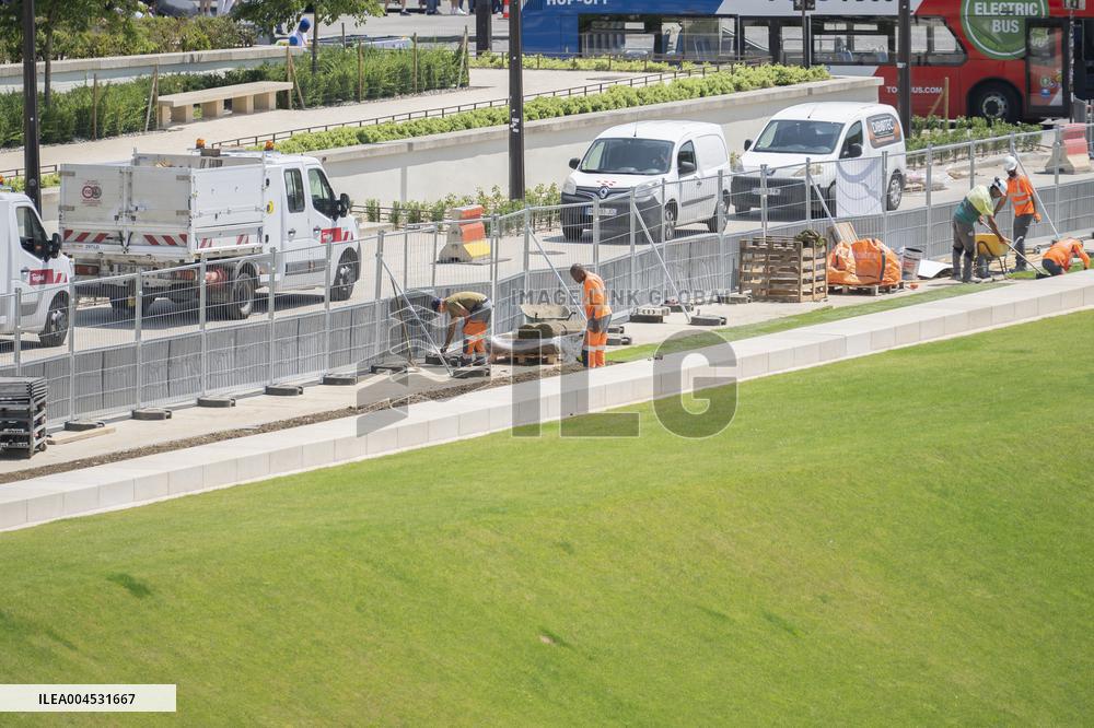Heatwave Illustration - Paris
