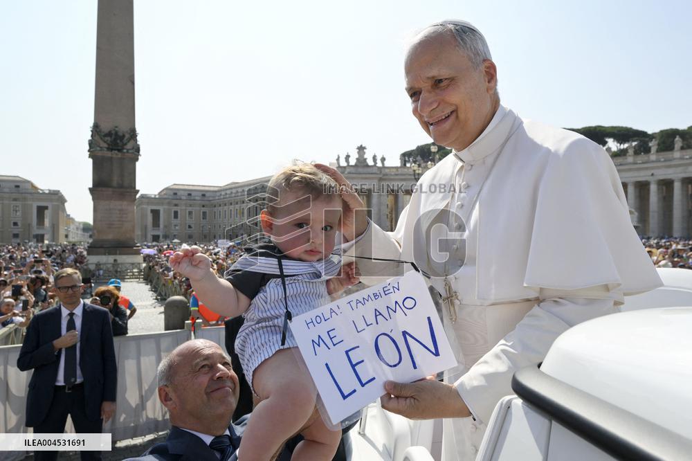 Pope Leo XIV Leads The General Audience - Vatican