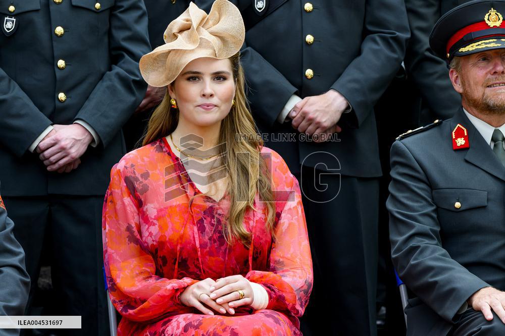 Royals Visit Cavalry Regiment of The Royal Netherlands Army - Amersfoort