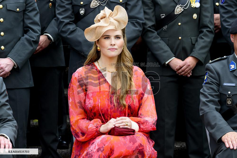 Royals Visit Cavalry Regiment of The Royal Netherlands Army - Amersfoort