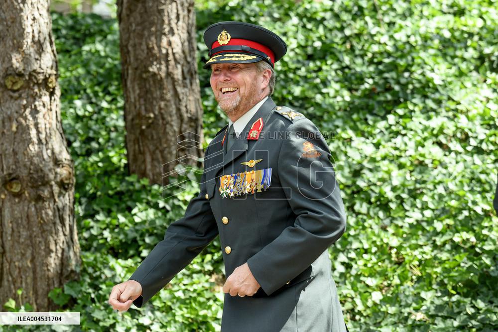 Royals Visit Cavalry Regiment of The Royal Netherlands Army - Amersfoort