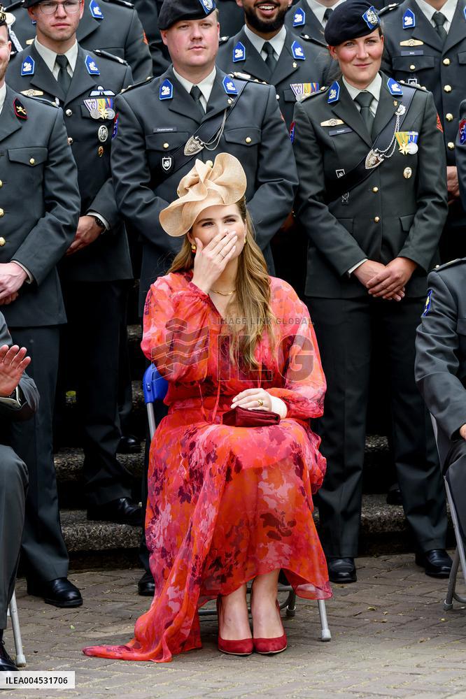 Royals Visit Cavalry Regiment of The Royal Netherlands Army - Amersfoort